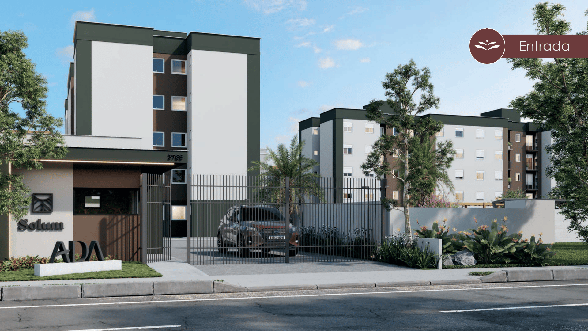 Residencial ADA 2 Dormit&oacute;rios Living com Churrasqueira PNE