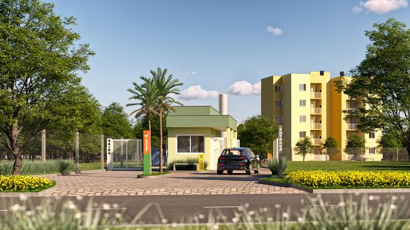 Vila Verde 1 Dormit&oacute;rio com Sacada e Churrasqueira e Jardim Ampliado