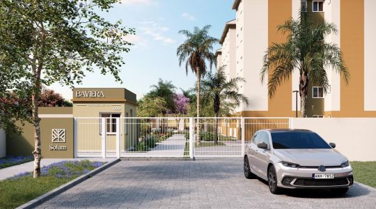 Residencial Bavieira 2 Dormit&oacute;rios com Sacada, Churrasqueira e P&aacute;tio